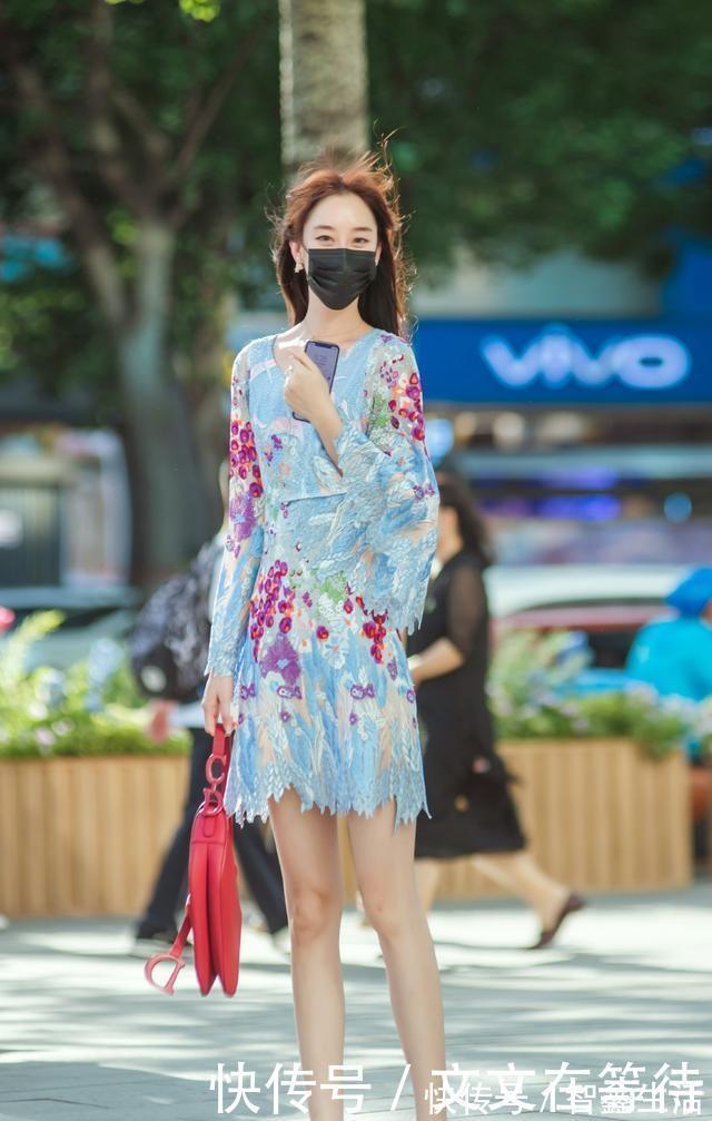 阔腿裤|紧身上衣搭配紧身短裙,美女颜值高身材好,冷酷又帅气