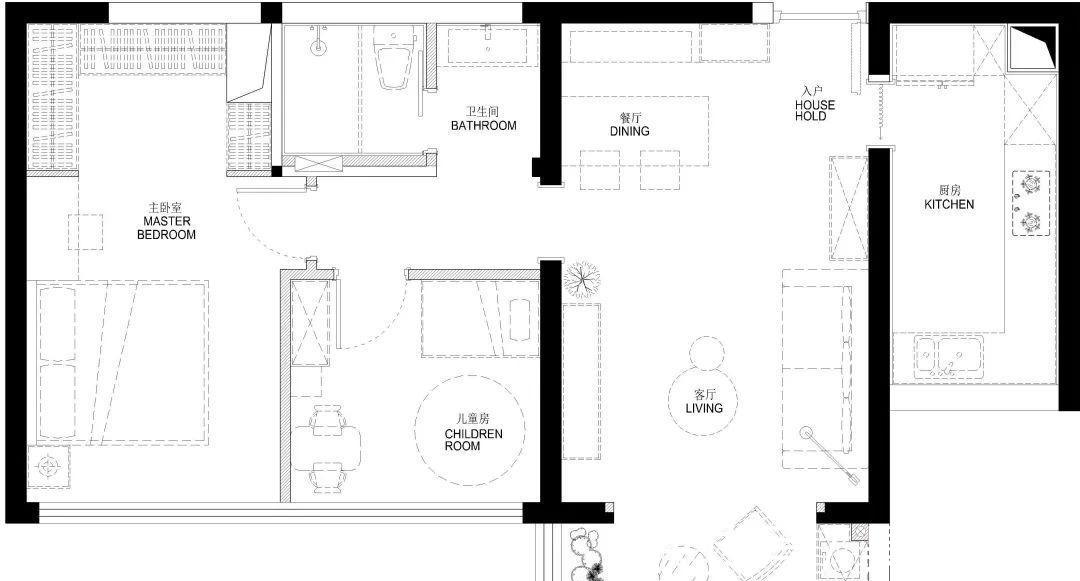 三口|83㎡简约,三口之家,住在宜居温馨的小窝,感受最浪漫的生活