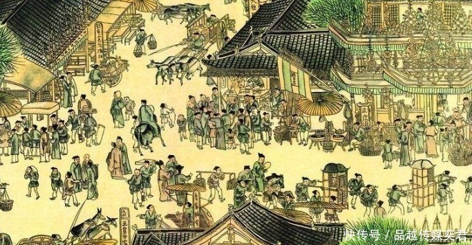 张择端|《清明上河图》为啥珍贵,放大100倍再看,画面真让人害羞