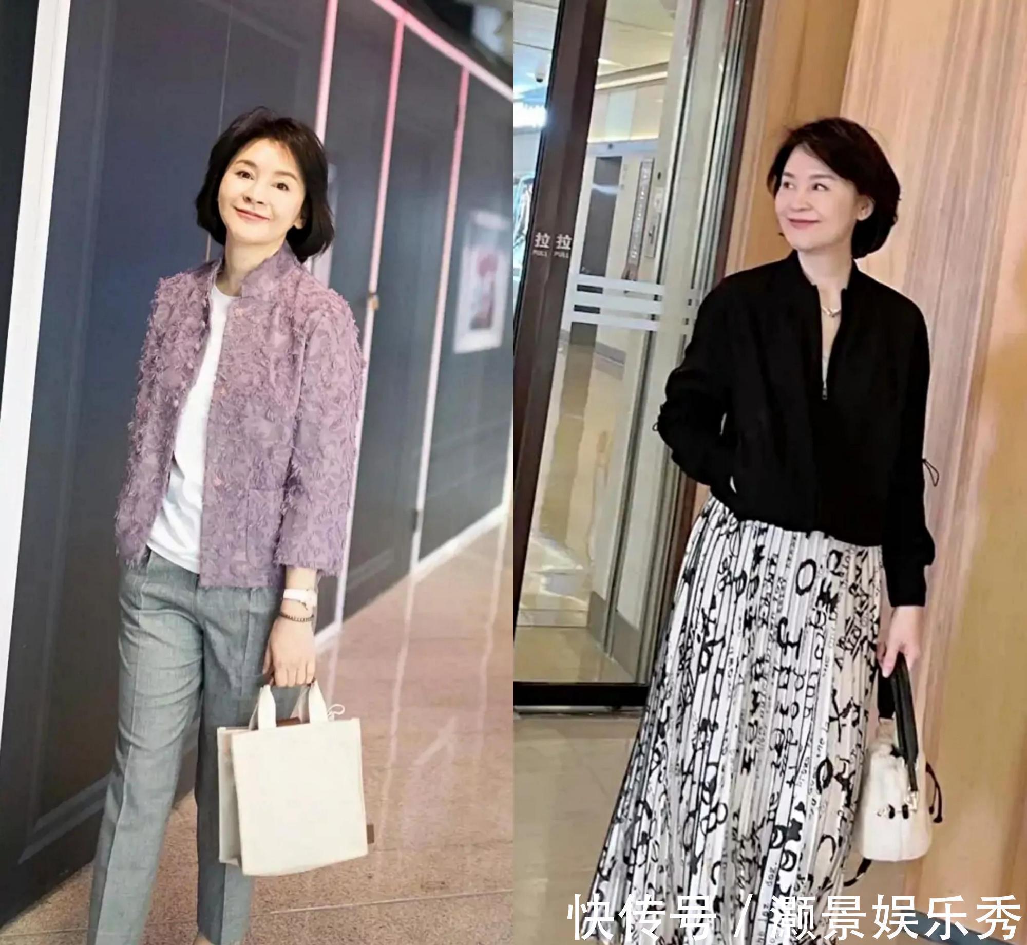 驼色 这才是50、60岁女人该有的穿搭,不装嫩也不老气,优雅而高级