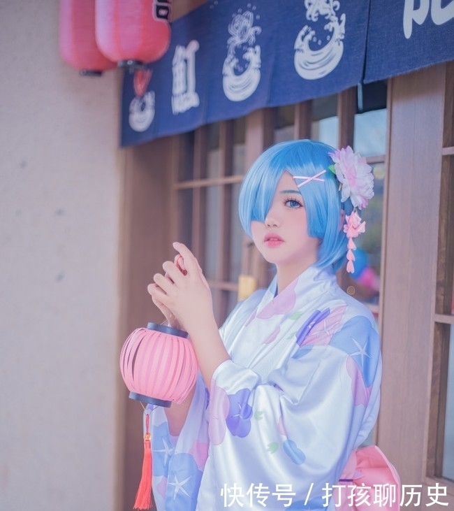 蕾姆|如果真爱有颜色，那么一定是蓝色！——蕾姆 浴衣cosplay
