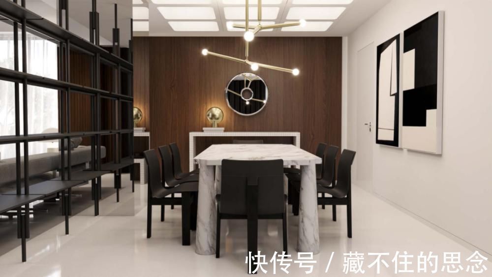 studio|超大客厅+双排式厨房,奢华大平层只做一室一厅也太壕了!