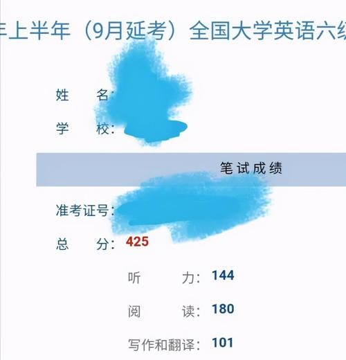 成绩|英语四六级，到底是425分，还是426分才算过？