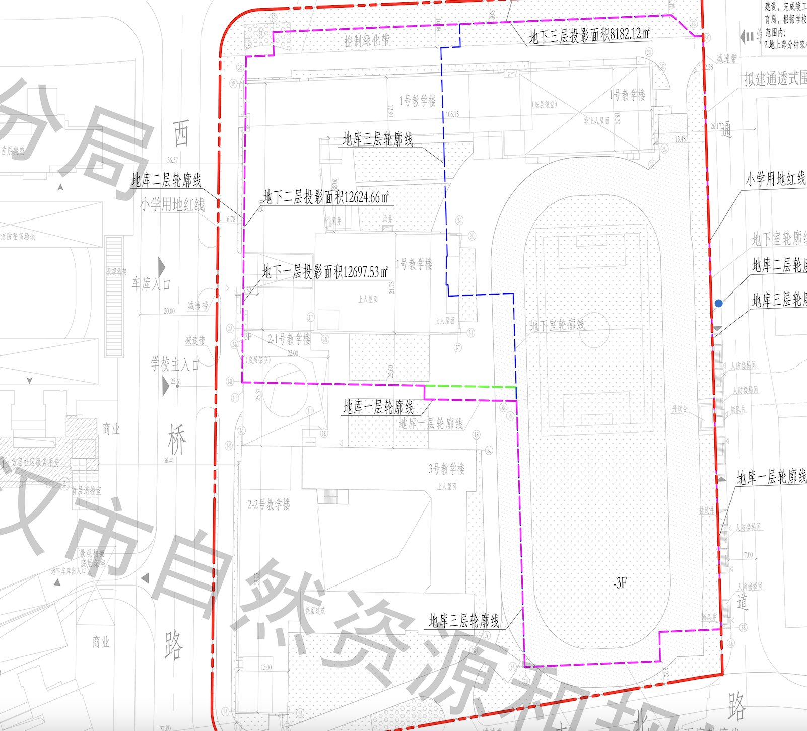 地下空间|钟家村小学地下空间（5号地配套停车场）规划出炉