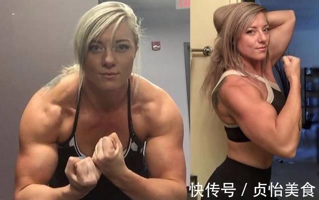 健美|农场女孩化身肌肉女汉子，身材强壮大腿粗壮，健身不走寻常路