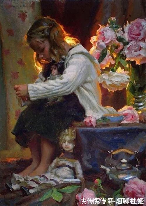 迈克尔!寻找生命中的光,70后印象现实主义画家迈克尔·马尔姆的油画