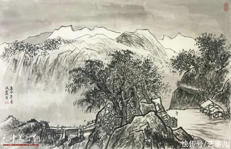 汤莉|天津美术学院首届“水墨为上”山水画高研班教学回顾