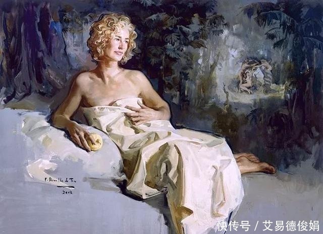 马拉加#他被指定为西班牙国王和王后的肖像画官方画师,擅长画美人