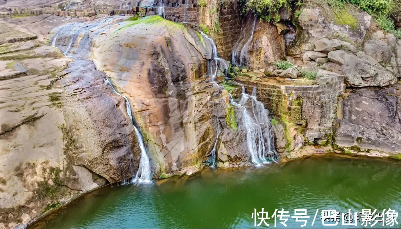 溪流|四川达州：峡谷溪流瀑布竹林怪石梯田 原生态风景值得开发利用