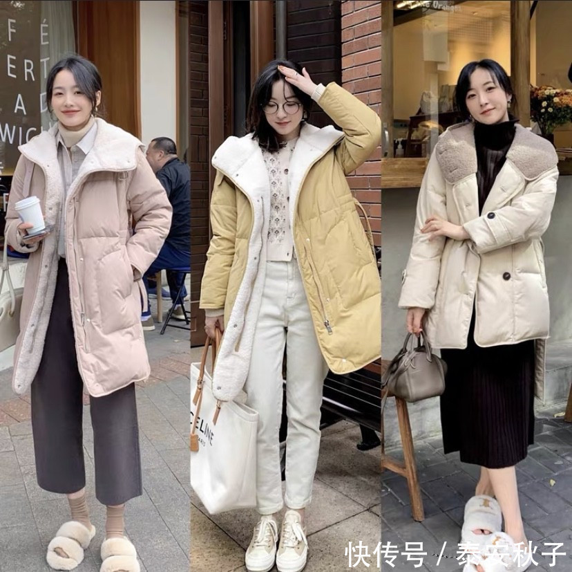 外套 今年冬天火了一种穿法:叫“外套+半身裙/裤”,温暖好看,好美啊