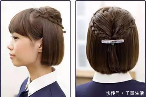 女神|谁说短发不能百变扎发？一分钟让你变女神！