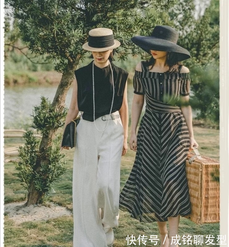 裙装|三木母女凭优雅穿搭火出圈,把精致与高级演绎到极致,值得借鉴