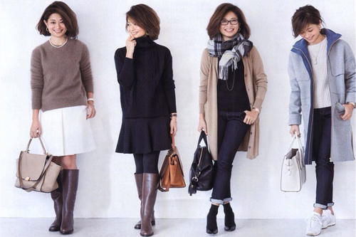 梨形身材的中年女人，尽量少穿长裤，学日本阿姨穿裙子，真优雅