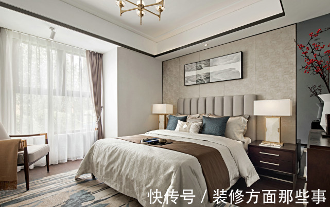 简约时尚|180平中式风四居室融入空间,古色古香,简约时尚