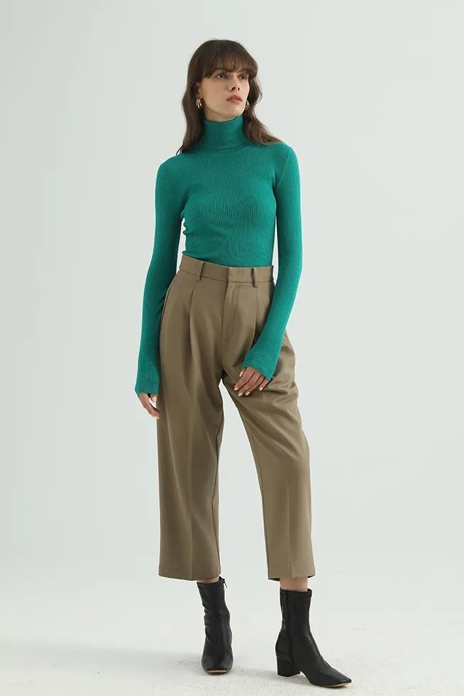 奶奶裤 针织衫+奶奶裤=好看好穿爆了！