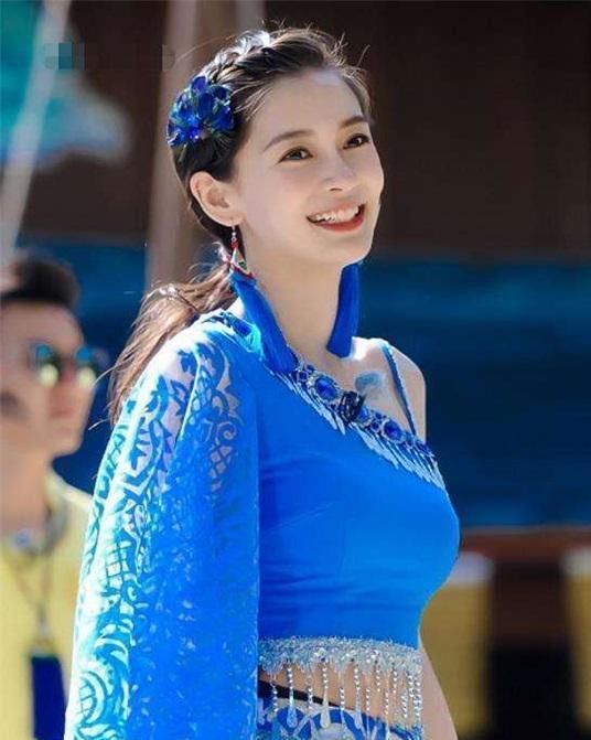 杨颖跑男生图曝光,腰围差距肉眼可见,网友到底是当了妈