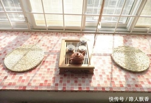马赛克|飘窗万万不要铺大理石了，装这种代替更省钱美观，简直太聪明了