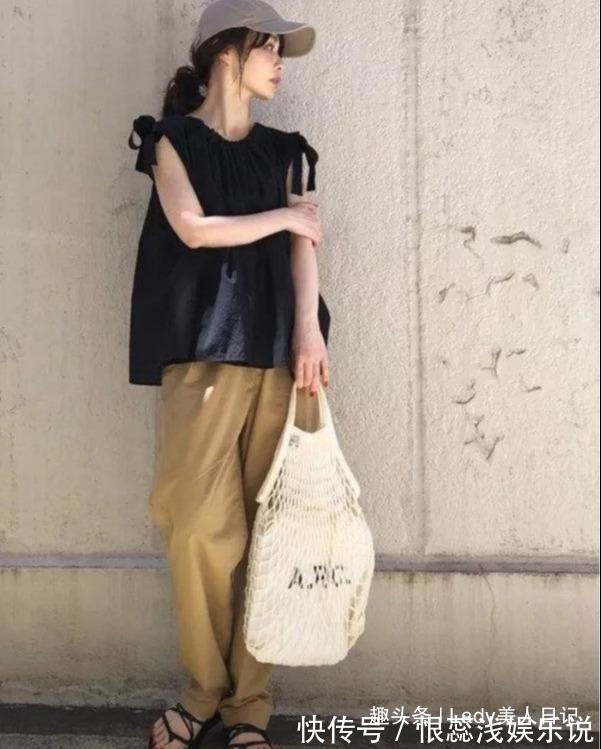 阔腿裤 都是小个子,日本博主PK法式优雅风,哪个赢?穿对风格才是王道