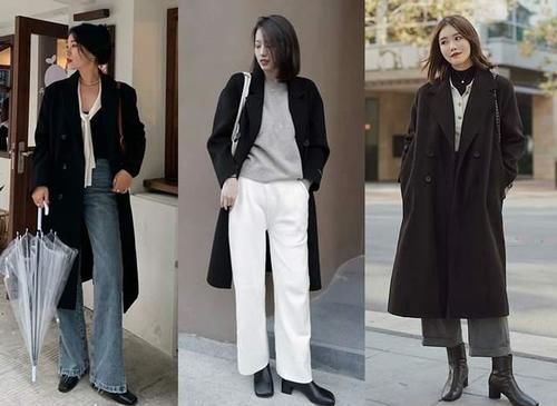 下装这样搭，冬季大衣穿搭气质加倍，温柔大方又减龄