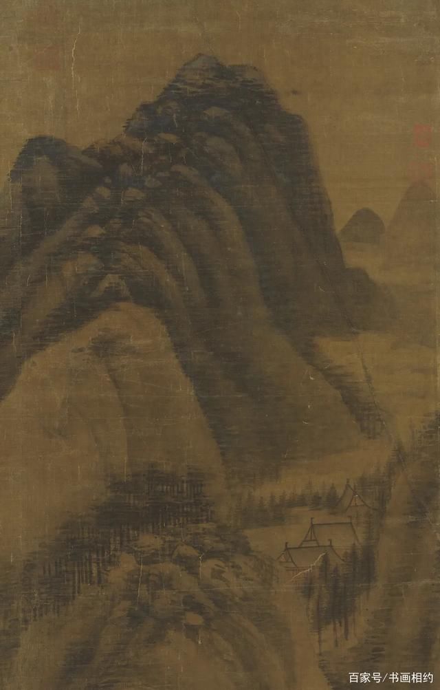 台北故宫博物院$赏画|元代画家高克恭《群峰秋色轴》