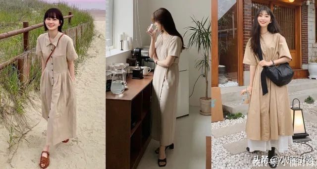 利落感|女生夏季奶茶色系日常搭配推荐，温柔色调让人心生亲近