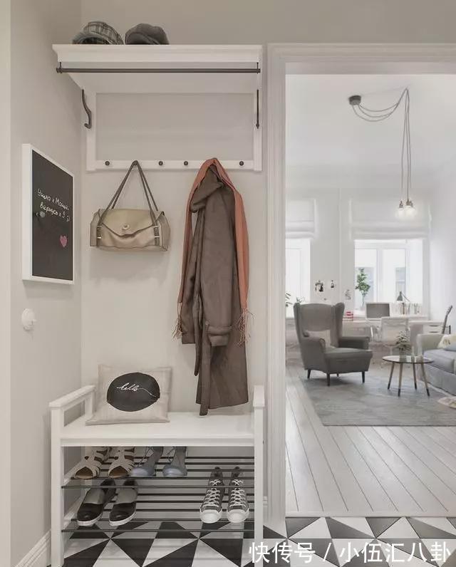 收纳|102㎡现代北欧二居,整体的搭配就给人一种年轻大方的感觉,羡慕