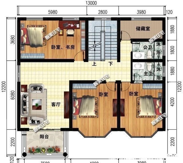 别墅|大门靠左设计,入户及是堂屋,这种别墅一般人不敢这样建!