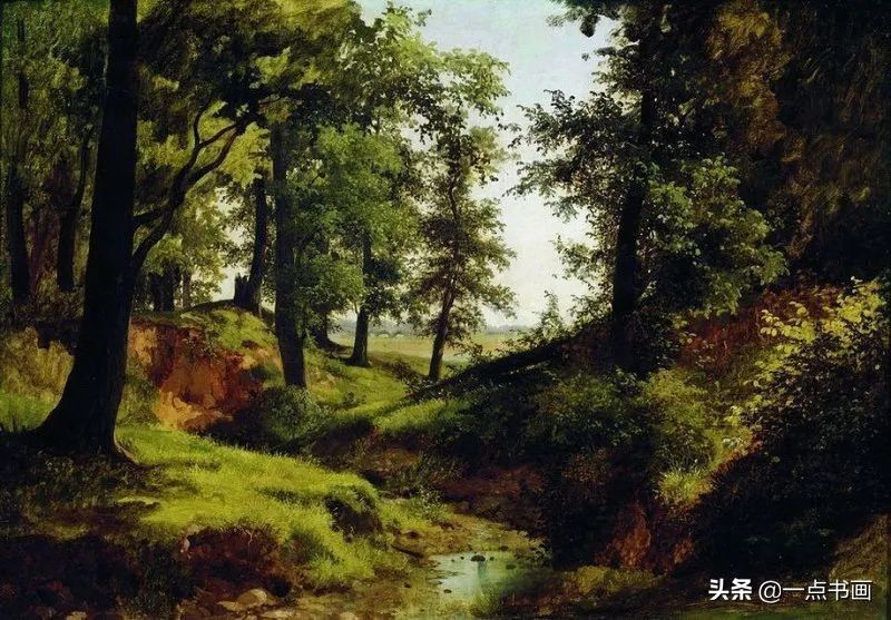 风景$光色优美的俄罗斯风景油画,如此迷人美丽