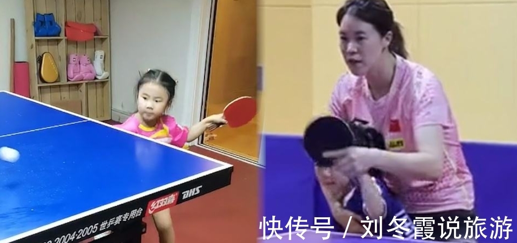 教练|王楠5岁女儿犯错被教练罚站,噘嘴不高兴,富豪爸爸:破爹太狠心