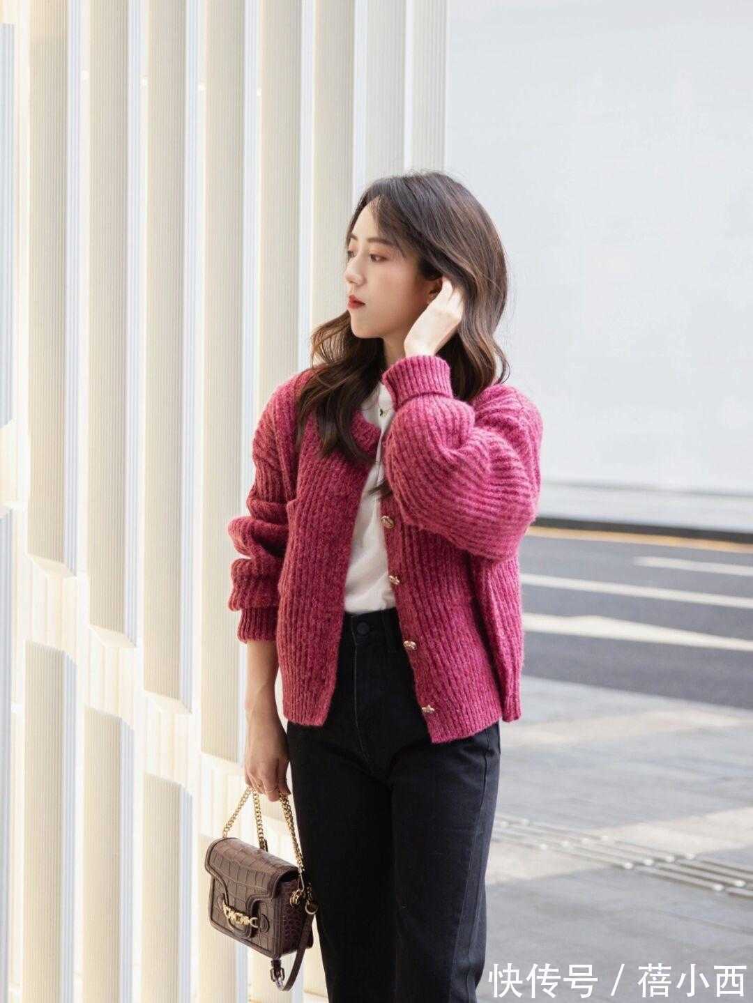 造型|小个子女生如何穿针织衫?这几套造型可以直接照搬,高级又优雅