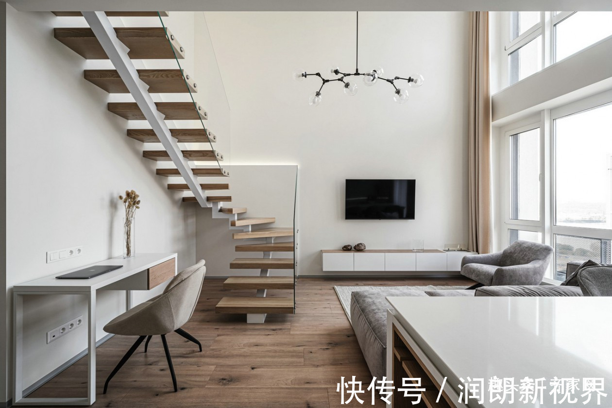 暴力感|极简LOFT公寓,以一种简单的姿态展露头角,还原人性纯粹的居住