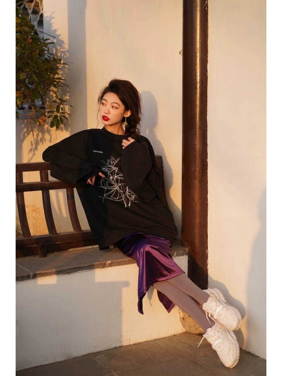 博主 肚子有肉的小仙女别怕!跟着博主这样搭,脱去遮肉外套也不露怯