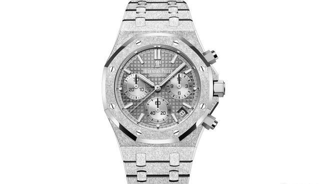 表盘|爱彼推出全新皇家橡树系列41毫米自动上链计时码表霜金限量版