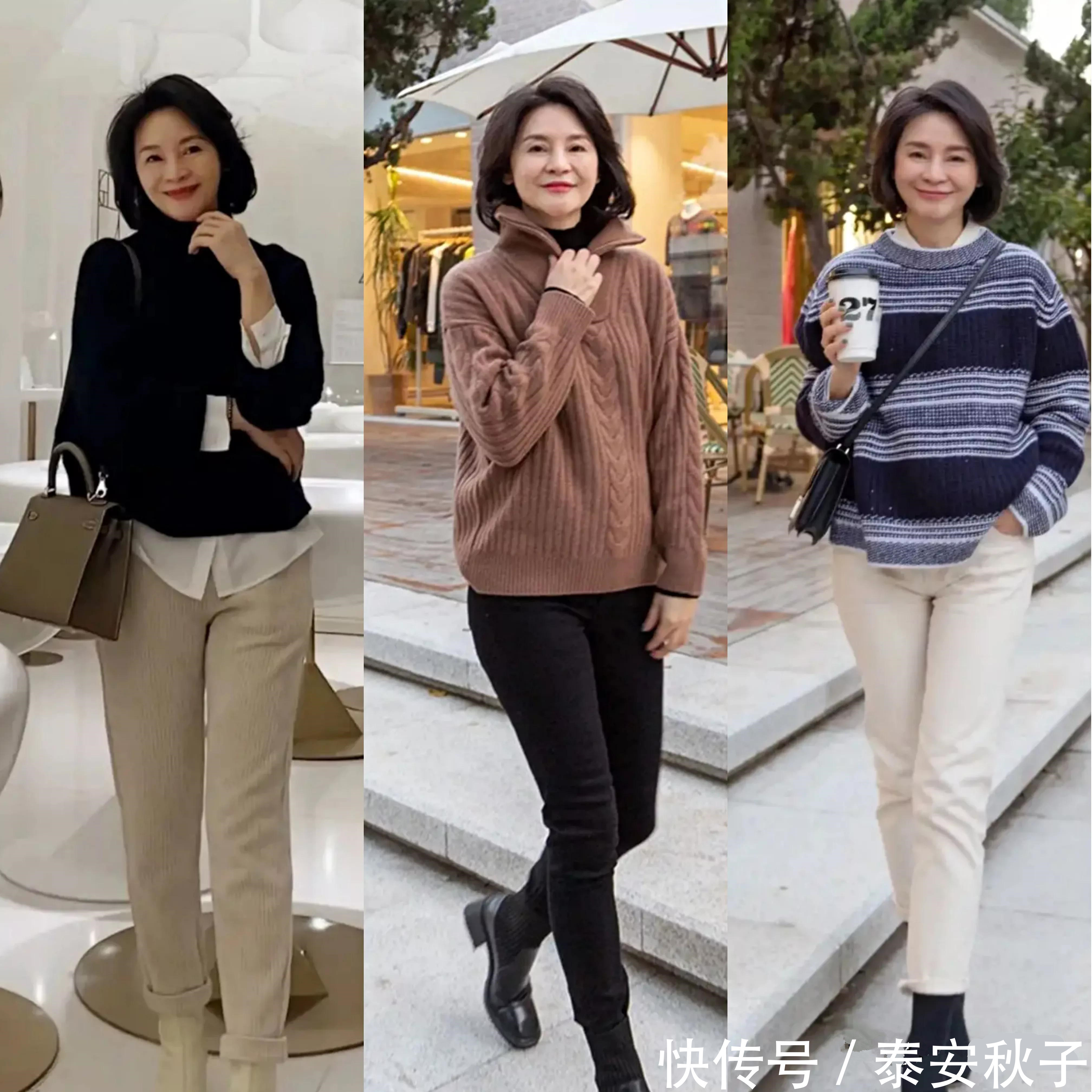 羽绒服|40岁+女人别穿得像大妈!学她们的减龄穿搭:中年之后也能很迷人