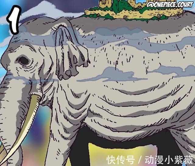 身长|海贼王中最高大的10个生物，庞岛的人造龙垫底，象主有几万米高