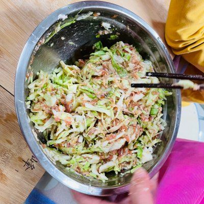 包菜肉包(省时版本)自己做,方便更放心