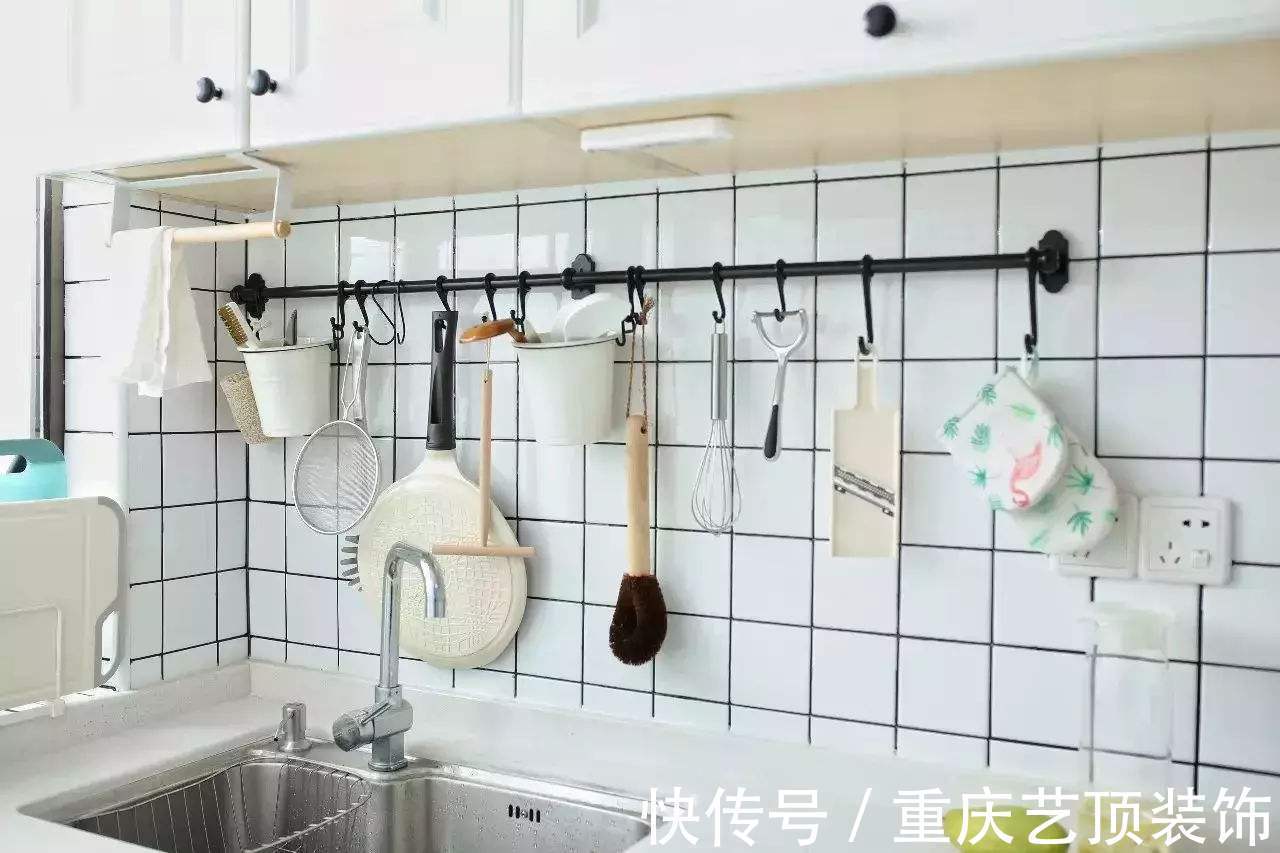 吊柜|厨房太杂乱,做好这几处设计,厨房台面更整洁