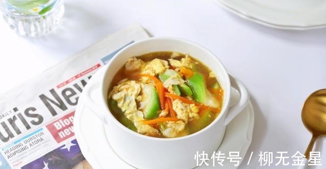 美味|减肥也能喝的虾米丝瓜汤,低脂低卡,鲜香清爽,好喝不上火,美味!