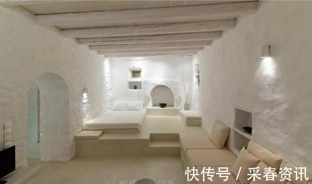 床头柜|砖砌的地台床又火了,以前觉得老土,如今一床多用打造多个功能区