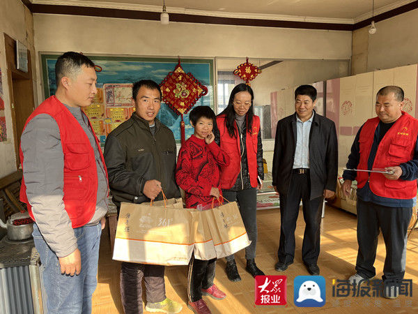 段峰|惠民县孙武街道民政办开展寒冬送温暖活动