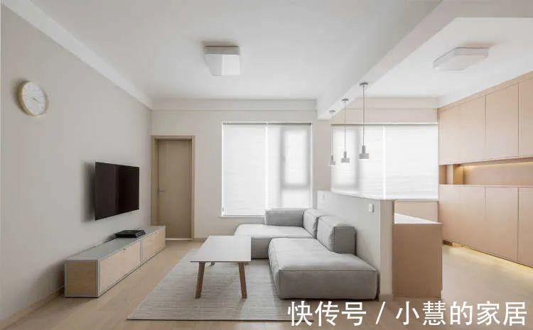 素色主义|50㎡小户型两居室，坚持素色主义，进门一眼就喜欢上了