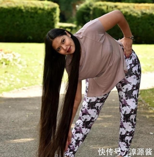 女子长达20年不剪头发,头发长16米,洗一次头要花4个小时