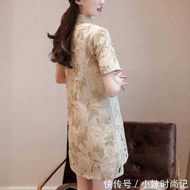 婉约|复古旗袍连衣裙,展现女子的甜美婉约,就是要你美