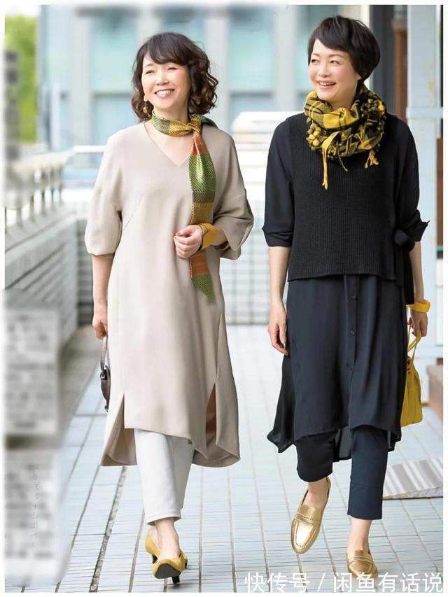 穿衣风格|优雅耐看的日系穿搭,更适合50多岁阿姨,简简单单的款式更提气质