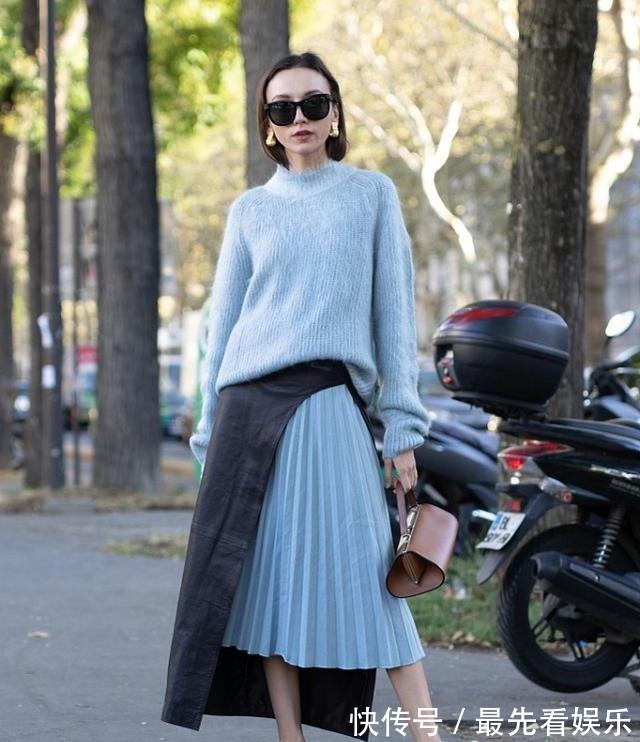 毛衣 毛衣百搭也不能随便穿,穿对了才是真时髦,几种穿搭法则快来看看!