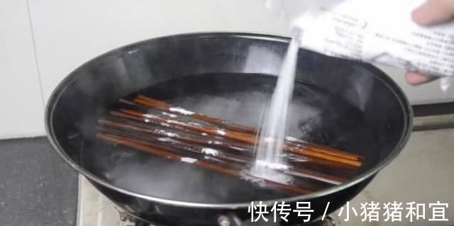 筷子久了易发霉水里放一点“它”泡一下，半年不用换筷子