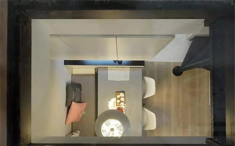 餐边柜|太厉害了,60平小复式装出4室2厅,设计师被小区业主围堵了