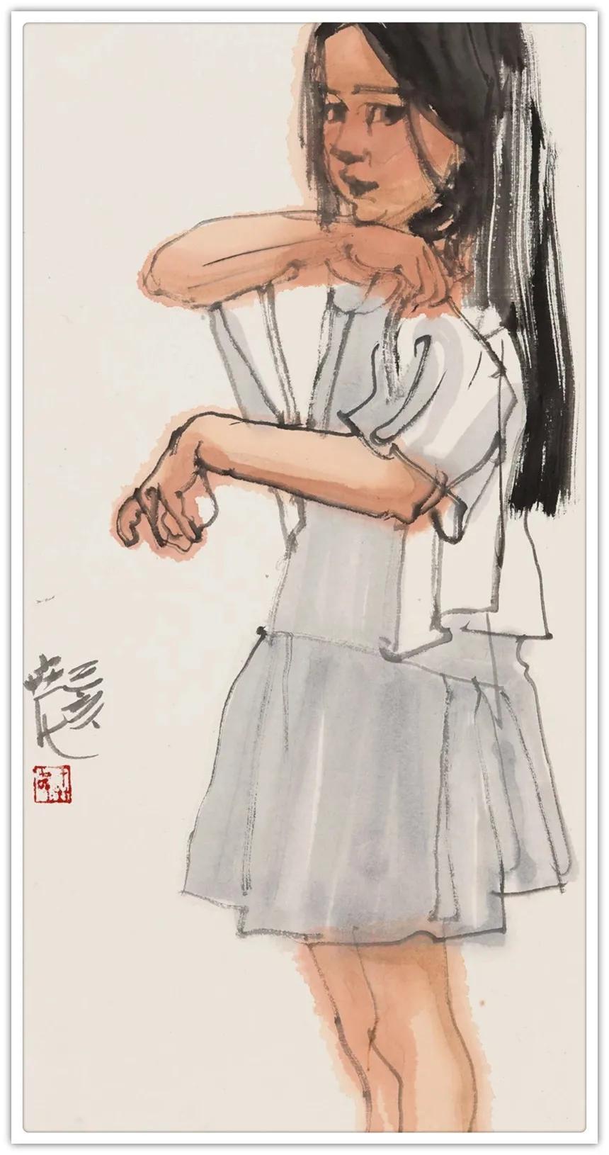 《中华国粹·翰墨经典》当代著名书画家系列|申卉芪| 囡囡系列