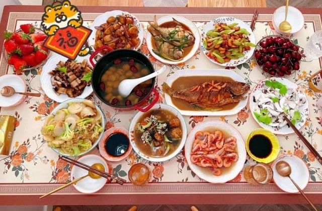 coco|上海年夜饭都这么卷了吗？来看虎力全开的虎年年夜饭！