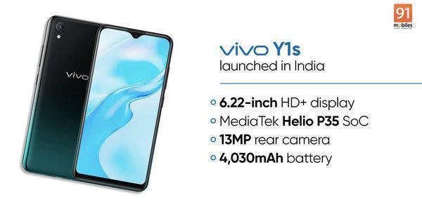 印度|vivoY1s在印度发布中低端手机约售710元外观还不错